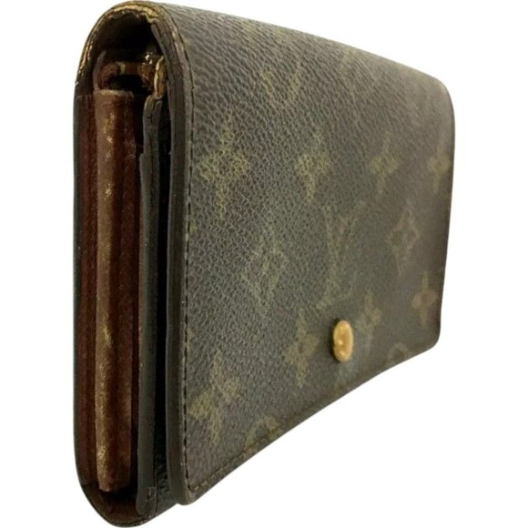 445132BA (L6) Louis Vuitton Wallet Porte Monnaie Billets Tresor Brown Monogram - Picture 4 of 10